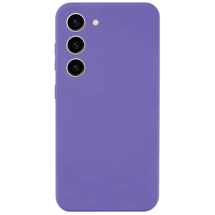 KALEBOL KLB-YTGJ002 For Samsung Galaxy S23+ Case Solid Color Liquid Silicone+PC Phone Cover
