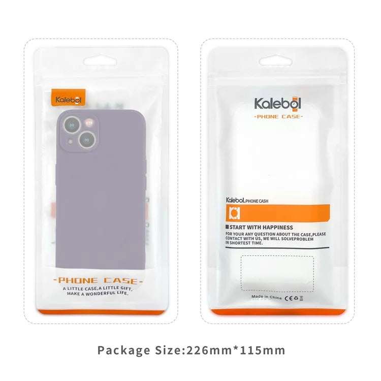 KALEBOL KLB-YTGJ002 For Samsung Galaxy S23+ Case Solid Color Liquid Silicone+PC Phone Cover