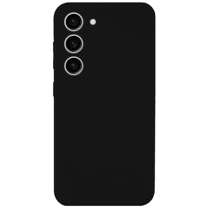 KALEBOL KLB-YTGJ002 For Samsung Galaxy S23+ Case Solid Color Liquid Silicone+PC Phone Cover