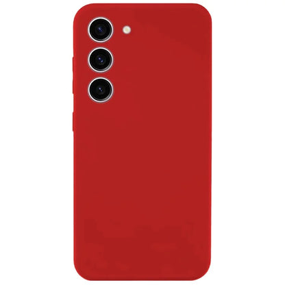 KALEBOL KLB-YTGJ002 For Samsung Galaxy S23+ Case Solid Color Liquid Silicone+PC Phone Cover