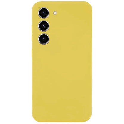 KALEBOL KLB-YTGJ002 For Samsung Galaxy S23+ Case Solid Color Liquid Silicone+PC Phone Cover