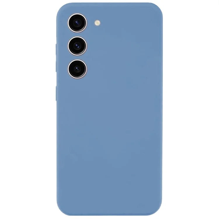 KALEBOL KLB-YTGJ002 For Samsung Galaxy S23+ Case Solid Color Liquid Silicone+PC Phone Cover