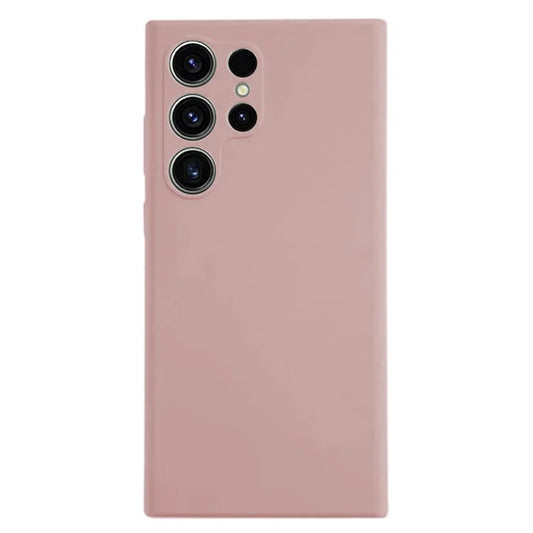 KALEBOL KLB-YTGJ002 For Samsung Galaxy S24 Ultra Case Solid Color Liquid Silicone+PC Phone Cover