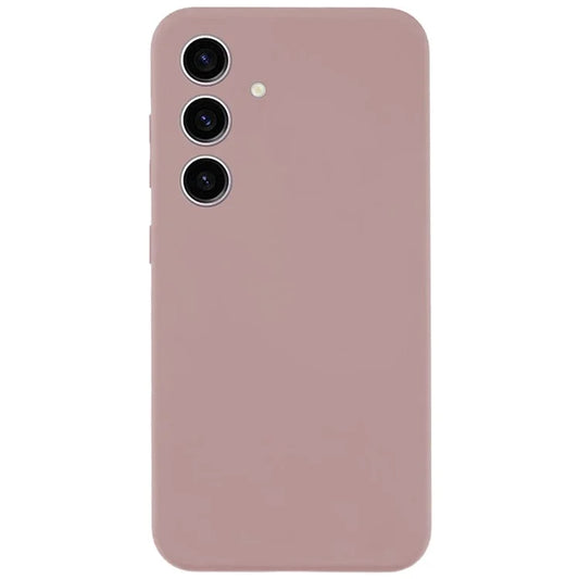 KALEBOL KLB-YTGJ002 For Samsung Galaxy S24 Case Solid Color Liquid Silicone+PC Phone Cover
