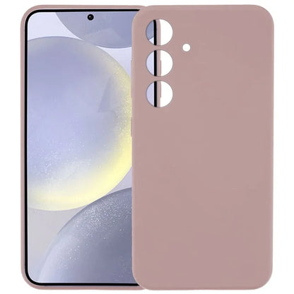 KALEBOL KLB-YTGJ002 For Samsung Galaxy S24 Case Solid Color Liquid Silicone+PC Phone Cover