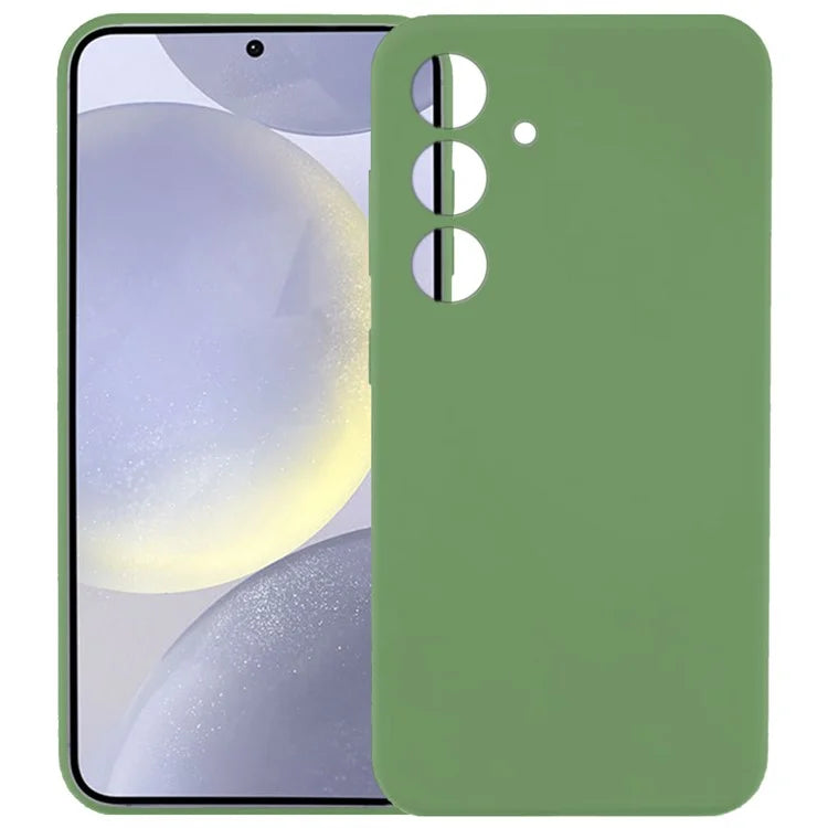 KALEBOL KLB-YTGJ002 For Samsung Galaxy S24 Case Solid Color Liquid Silicone+PC Phone Cover