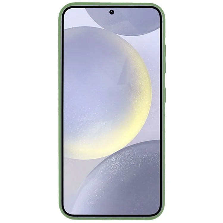 KALEBOL KLB-YTGJ002 For Samsung Galaxy S24 Case Solid Color Liquid Silicone+PC Phone Cover