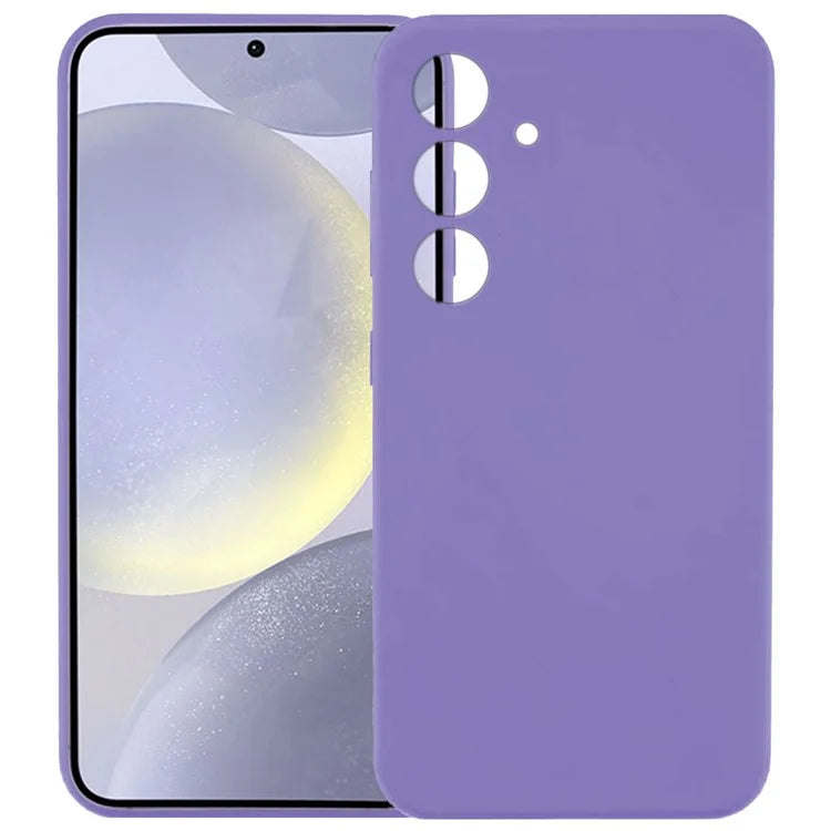 KALEBOL KLB-YTGJ002 For Samsung Galaxy S24 Case Solid Color Liquid Silicone+PC Phone Cover