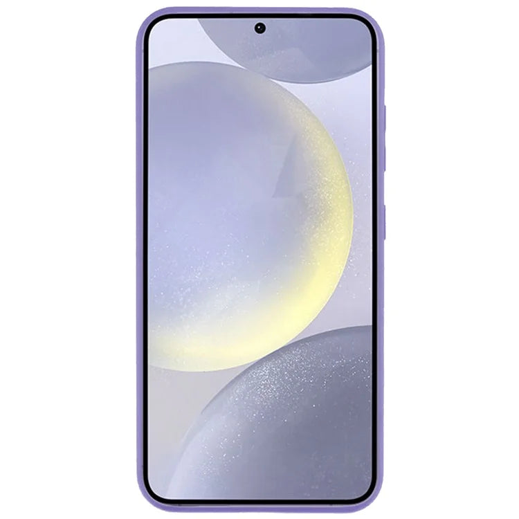 KALEBOL KLB-YTGJ002 For Samsung Galaxy S24 Case Solid Color Liquid Silicone+PC Phone Cover