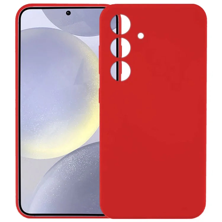 KALEBOL KLB-YTGJ002 For Samsung Galaxy S24 Case Solid Color Liquid Silicone+PC Phone Cover