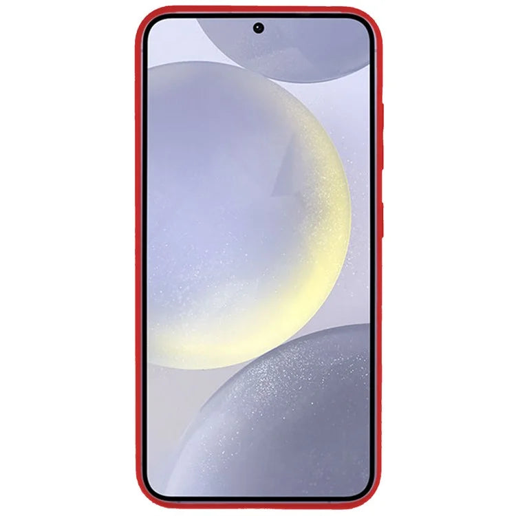 KALEBOL KLB-YTGJ002 For Samsung Galaxy S24 Case Solid Color Liquid Silicone+PC Phone Cover
