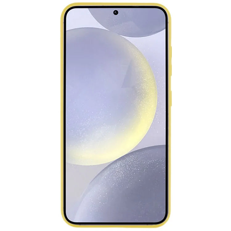 KALEBOL KLB-YTGJ002 For Samsung Galaxy S24 Case Solid Color Liquid Silicone+PC Phone Cover