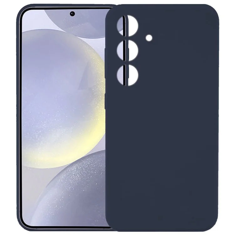 KALEBOL KLB-YTGJ002 For Samsung Galaxy S24 Case Solid Color Liquid Silicone+PC Phone Cover
