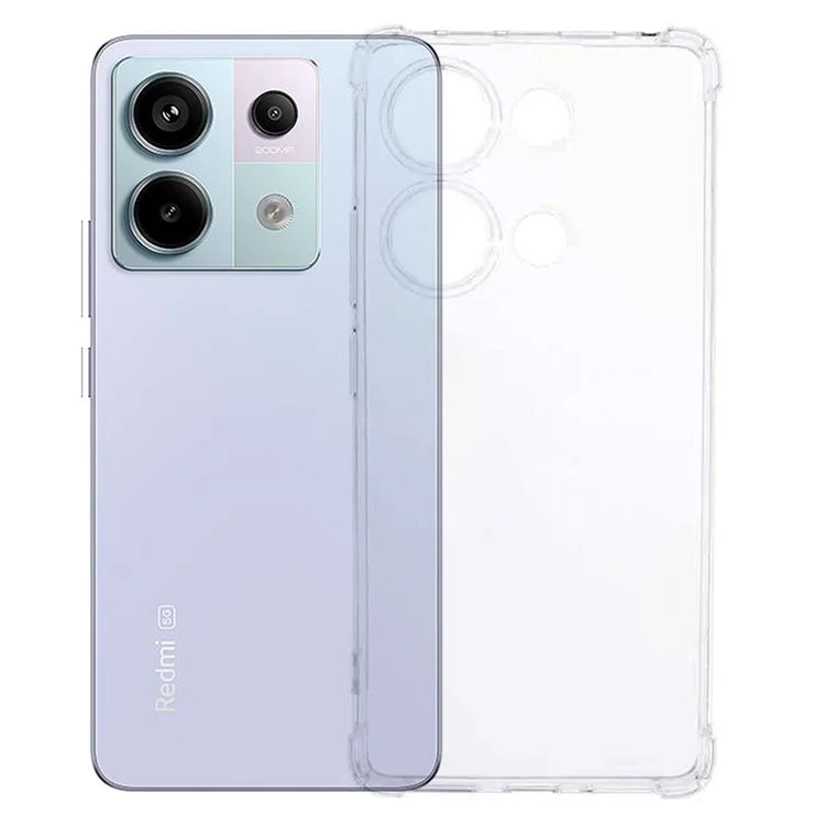 KALEBOL KLB-TPU007 For Xiaomi Redmi Note 13 Pro 4G / Xiaomi Poco M6 Pro 4G Case 1.5mm TPU Transparent Anti-Drop Phone Cover