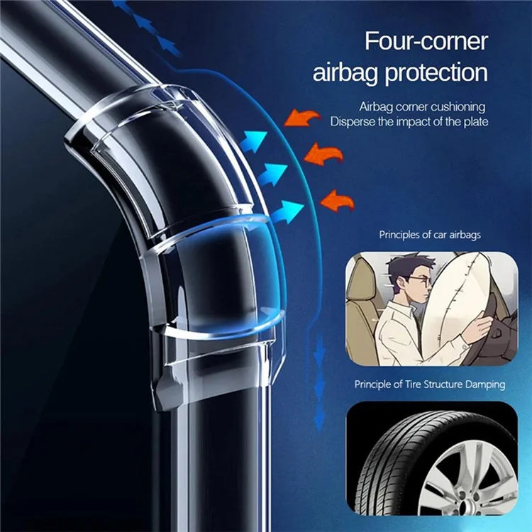 KALEBOL KLB-TPU006 For Honor X50i 5G Case 1.5mm TPU Transparent Anti-Drop Phone Cover