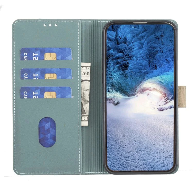BINFEN COLOR BF33 Case for Infinix Hot 50 4G Leather Case Splicing Color RFID Blocking