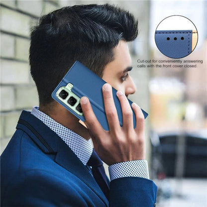 BINFEN COLOR BF33 Case for Infinix Hot 50 4G Leather Case Splicing Color RFID Blocking