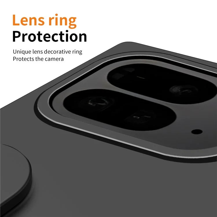 For Google Pixel 9 Pro Fold 5G Case Kickstand Wristband PC Phone Cover with Tempered Glass Film