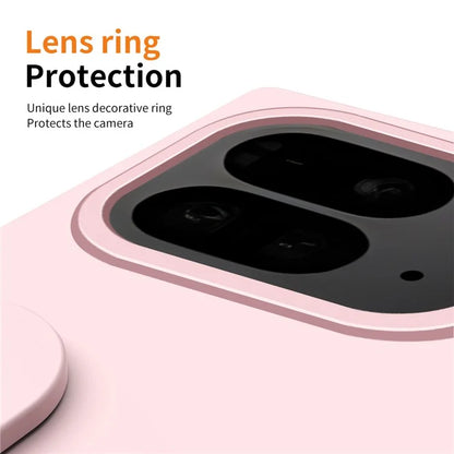 For Google Pixel 9 Pro Fold 5G Case Kickstand Wristband PC Phone Cover with Tempered Glass Film