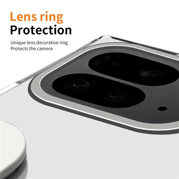 For Google Pixel 9 Pro Fold 5G Case Kickstand Wristband PC Phone Cover with Tempered Glass Film