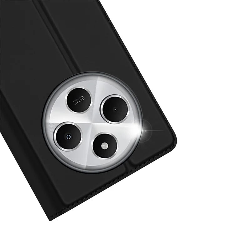 DUX DUCIS Skin Pro Series For Xiaomi Redmi 14C 4G / 14R 5G Case Leather Cover Card Holder