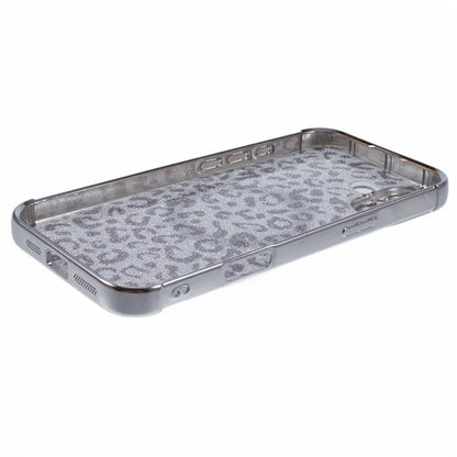 For iPhone 16 Case Compatible with MagSafe Sparkly Leopard Print Clear TPU Phone Cover