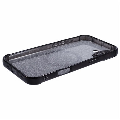 For iPhone 16 Plus Case Compatible with MagSafe Electroplating TPU Gradient Glitter Phone Cover