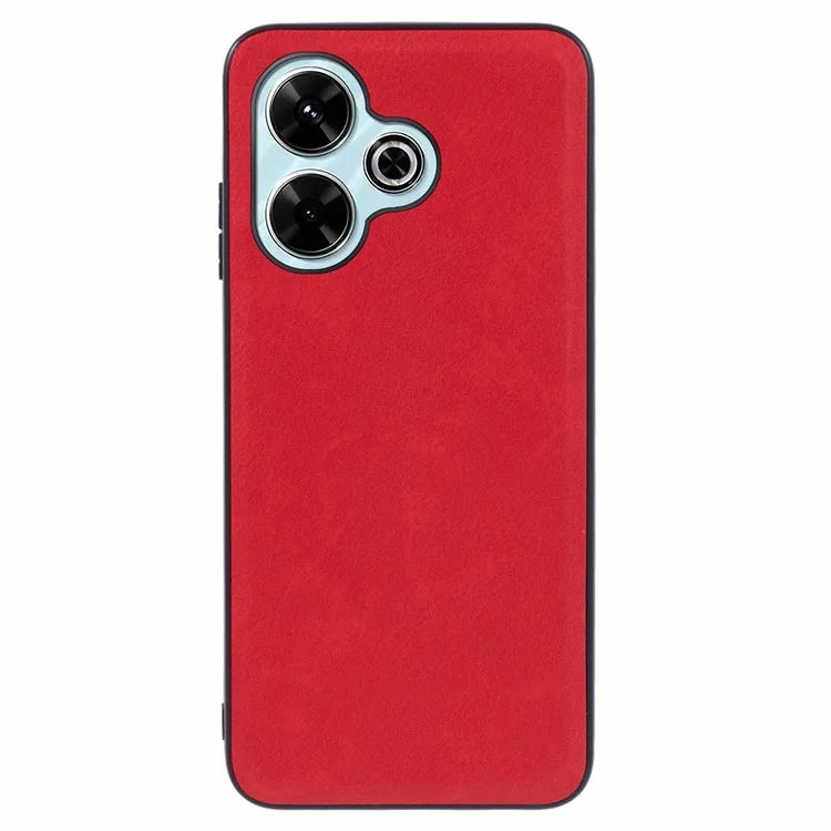 For Xiaomi Poco M6 Plus 5G / Redmi 13 5G / 4G / Note 13R 5G Case Retro Leather Coated PC+TPU Phone Cover