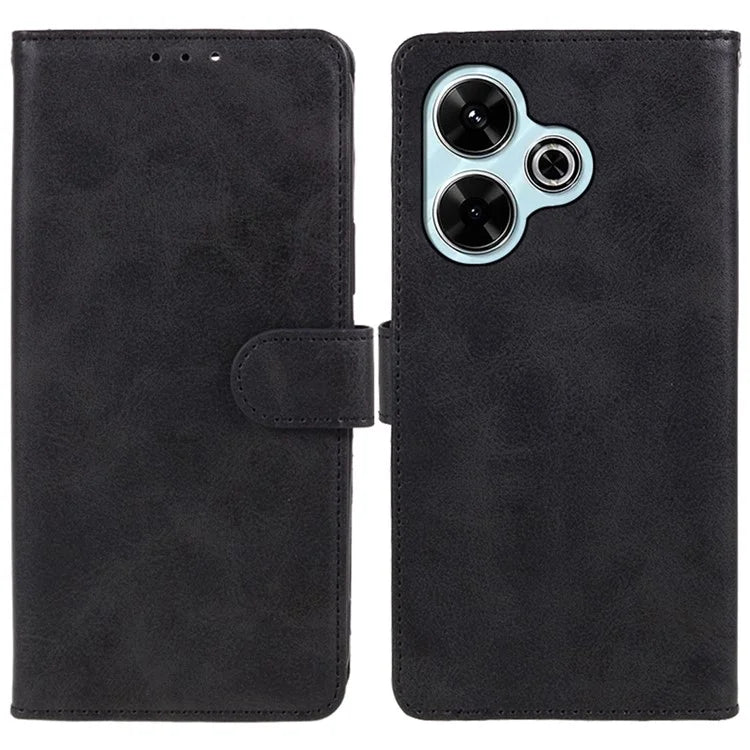 For Xiaomi Poco M6 Plus 5G / Redmi 13 5G / 4G / Note 13R 5G Case PU Leather Wallet Protective Phone Cover Calf Texture