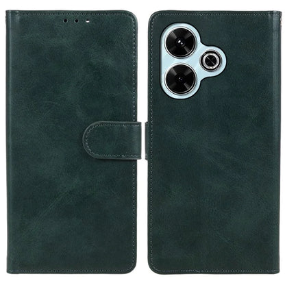 For Xiaomi Poco M6 Plus 5G / Redmi 13 5G / 4G / Note 13R 5G Case PU Leather Wallet Protective Phone Cover Calf Texture