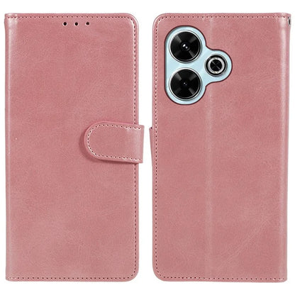 For Xiaomi Poco M6 Plus 5G / Redmi 13 5G / 4G / Note 13R 5G Case PU Leather Wallet Protective Phone Cover Calf Texture