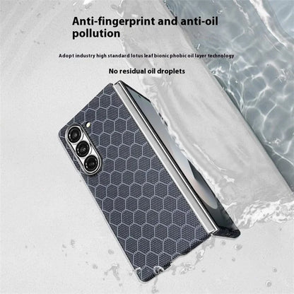 For Samsung Galaxy Z Fold6 Case Ultra Thin Aramid Fiber Honeycomb Texture Phone Cover