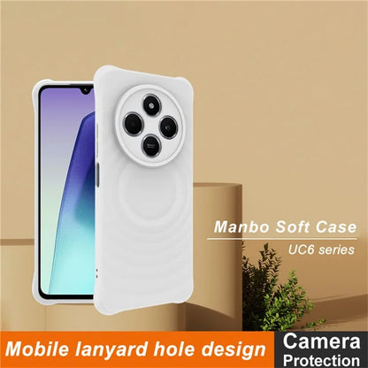 IMAK UC-6 Series for Xiaomi Redmi 14R 5G / 14C 4G Case Water Drop Texture Anti-Skid Matte TPU Cover