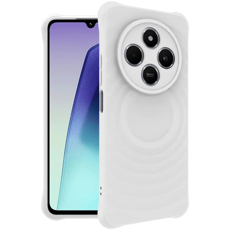 IMAK UC-6 Series for Xiaomi Redmi 14R 5G / 14C 4G Case Water Drop Texture Anti-Skid Matte TPU Cover