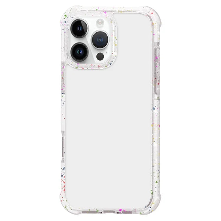 For iPhone 16 Pro Case Reinforced Corner TPU+TPE+Acrylic Clear Phone Cover