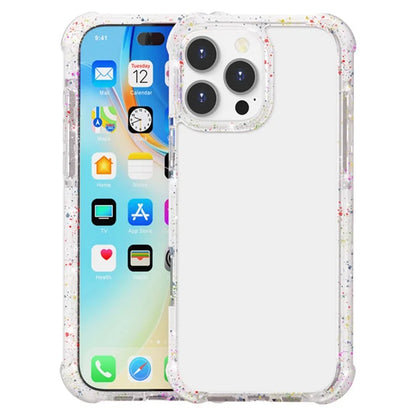 For iPhone 16 Pro Max Case Reinforced Corner TPU+TPE+Acrylic Clear Phone Cover