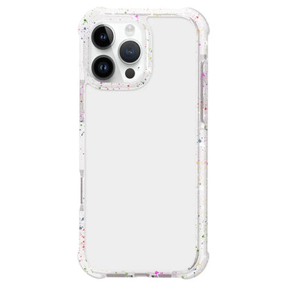 For iPhone 16 Pro Max Case Reinforced Corner TPU+TPE+Acrylic Clear Phone Cover