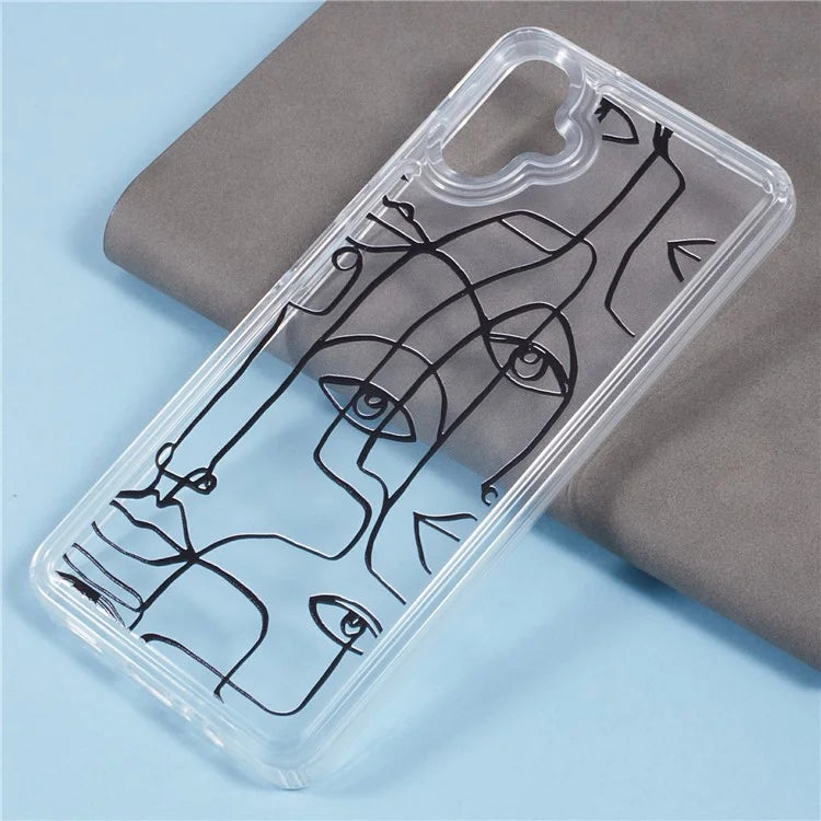 For Samsung Galaxy A06 TPU Case Pattern Printing Shockproof Airbag Phone Cover