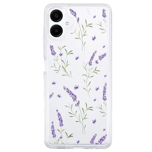 For Samsung Galaxy A06 Case TPU Flower Printing Pattern Air Cushion Design Protective Cover