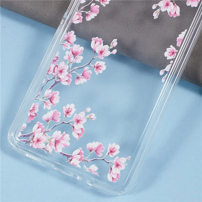 For Samsung Galaxy A06 Case TPU Flower Printing Pattern Air Cushion Design Protective Cover
