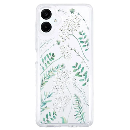 For Samsung Galaxy A06 Case TPU Flower Printing Pattern Air Cushion Design Protective Cover