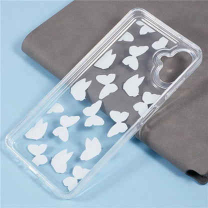 For Samsung Galaxy A06 Case Anti-Drop Airbag Butterfly Pattern Printing TPU Phone Cover