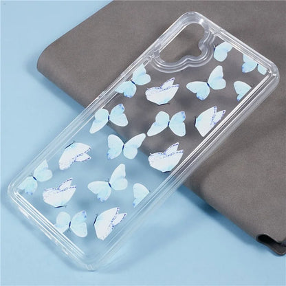 For Samsung Galaxy A06 Case Anti-Drop Airbag Butterfly Pattern Printing TPU Phone Cover