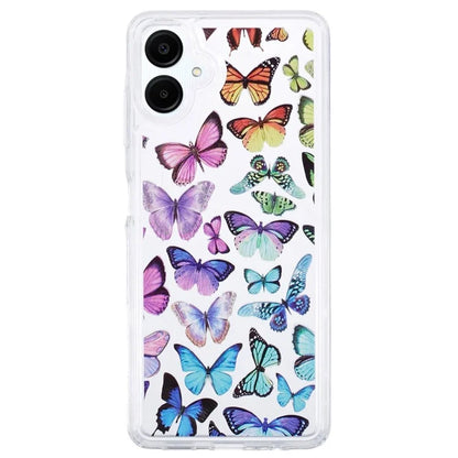For Samsung Galaxy A06 Case Anti-Drop Airbag Butterfly Pattern Printing TPU Phone Cover