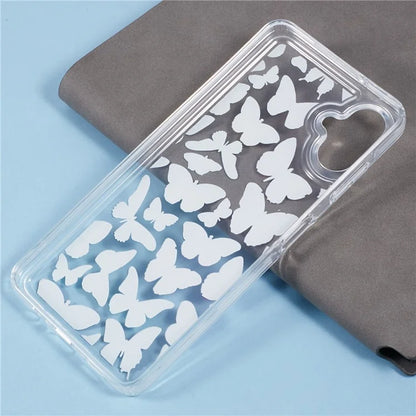 For Samsung Galaxy A06 Case Anti-Drop Airbag Butterfly Pattern Printing TPU Phone Cover