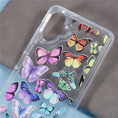 For Samsung Galaxy A06 Case Anti-Drop Airbag Butterfly Pattern Printing TPU Phone Cover