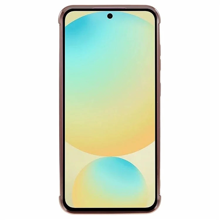 For Samsung Galaxy S24 FE Case Electroplated Frame TPU Soft Phone Cover