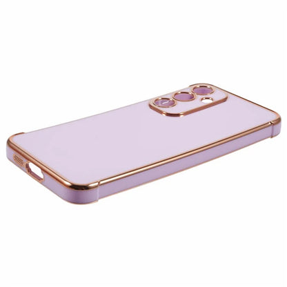 For Samsung Galaxy S24 FE Case Electroplated Frame TPU Soft Phone Cover