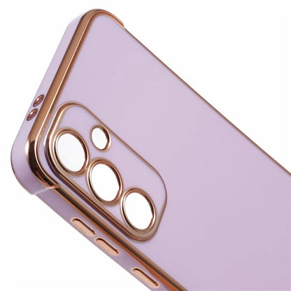For Samsung Galaxy S24 FE Case Electroplated Frame TPU Soft Phone Cover