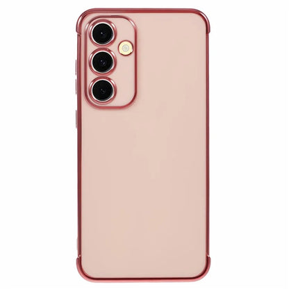 For Samsung Galaxy S24 FE Case Electroplated Frame TPU Soft Phone Cover